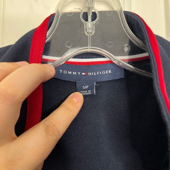 NWOT Tommy Hilfiger Contrast Piped Military Blazer - Picture 6 of 15